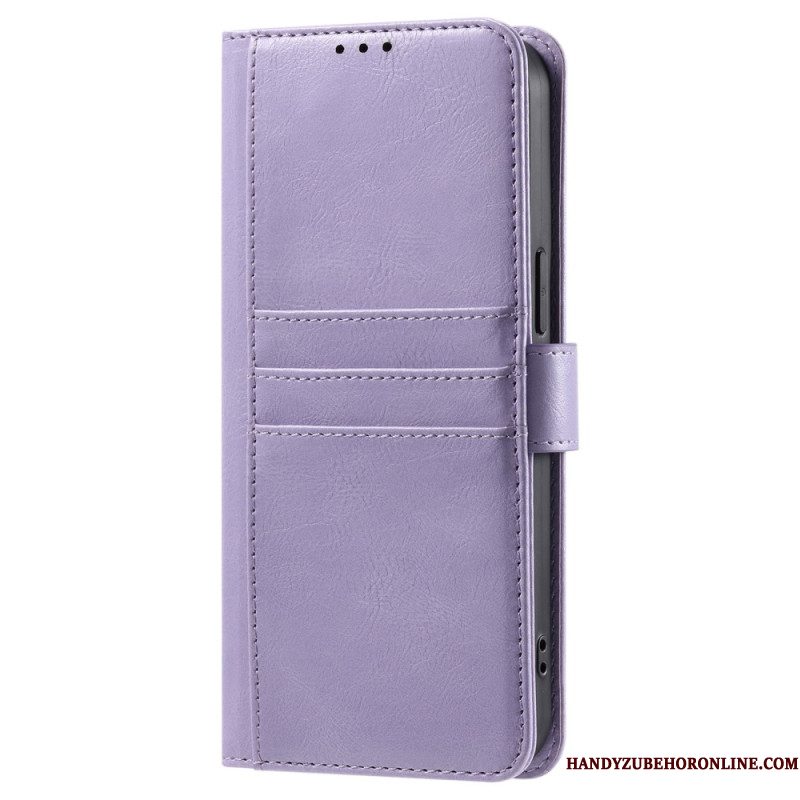 Leren Hoesje Voor Samsung Galaxy A17 4g / 5g 6 Kaartsleuven En Koord