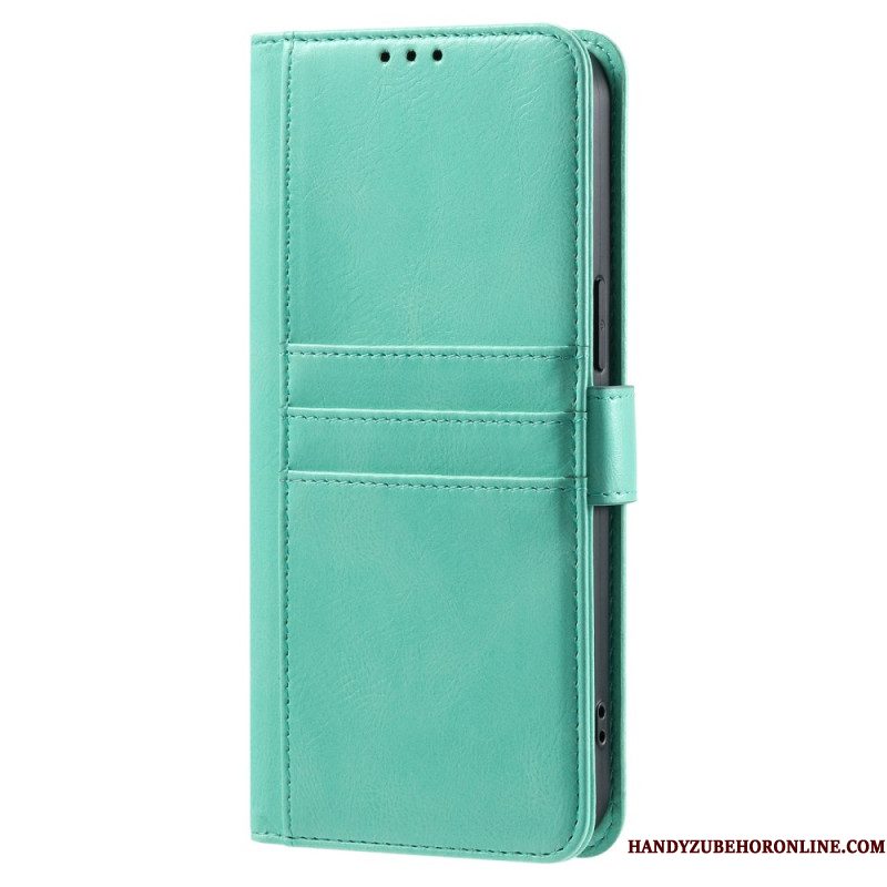 Leren Hoesje Voor Samsung Galaxy A17 4g / 5g 6 Kaartsleuven En Koord