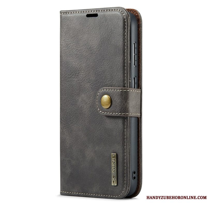 Leren Hoesje Voor Samsung Galaxy S25 5g Edge Afneembare Dg.ming Hoes