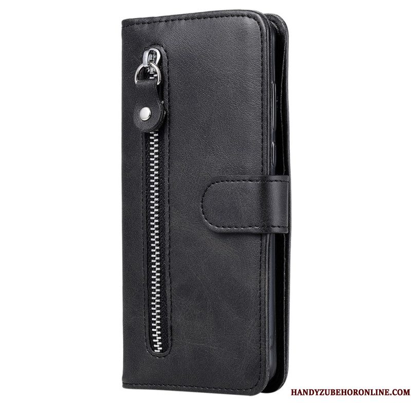 Leren Hoesje Voor Samsung Galaxy S25 5g Edge Etui Met Rits