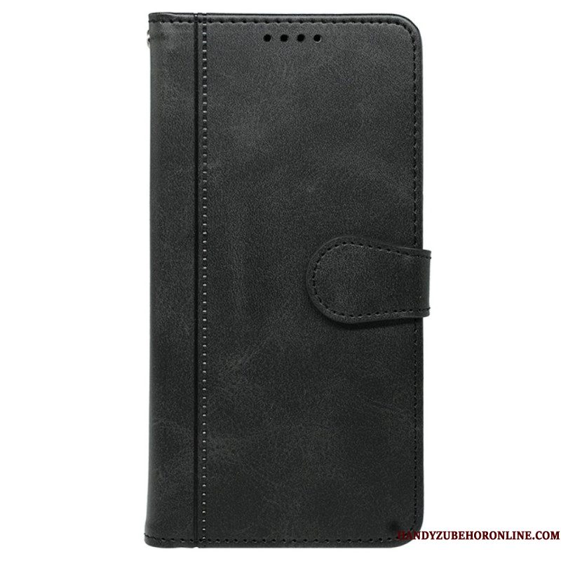 Leren Hoesje Voor Samsung Galaxy S25 5g Edge Premium Vintage