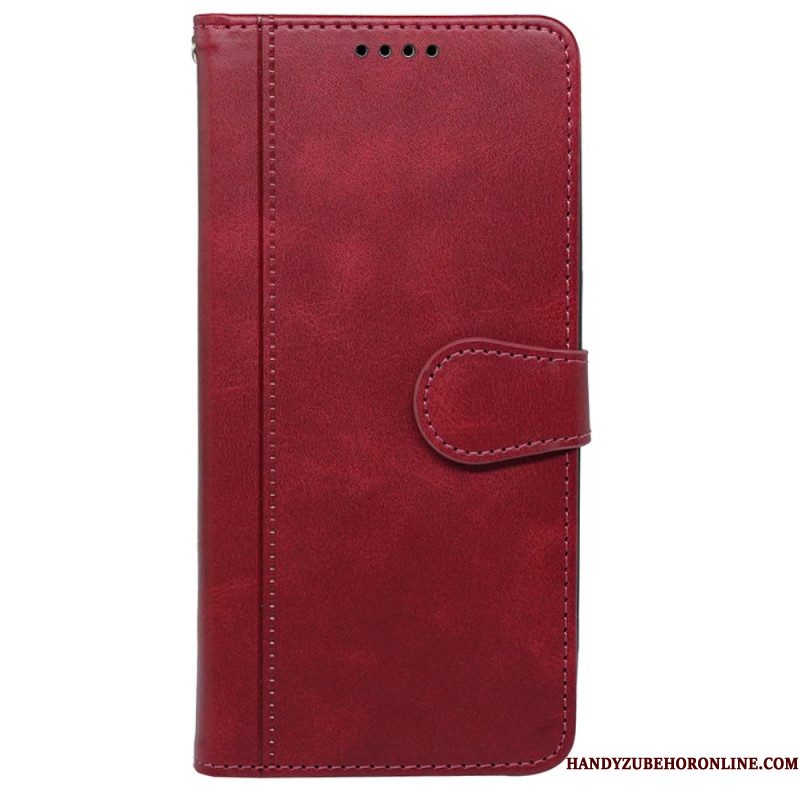 Leren Hoesje Voor Samsung Galaxy S25 5g Edge Premium Vintage