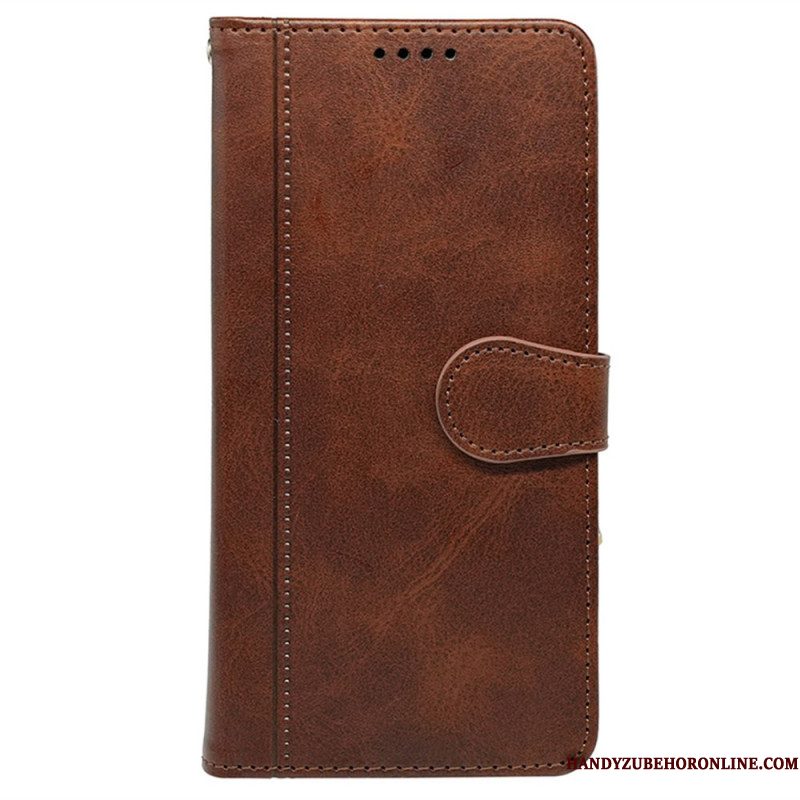 Leren Hoesje Voor Samsung Galaxy S25 5g Edge Premium Vintage