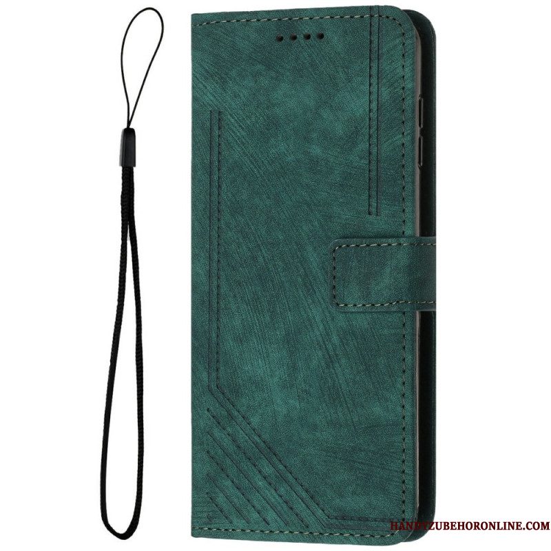 Leren Hoesje Voor Samsung Galaxy S25 5g Edge Retro Design