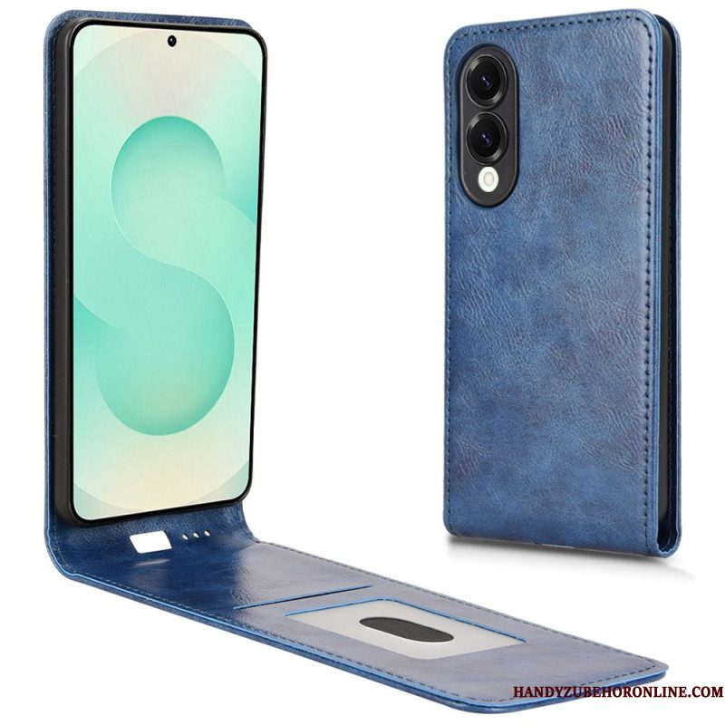 Leren Hoesje Voor Samsung Galaxy S25 5g Edge Verticaal Design