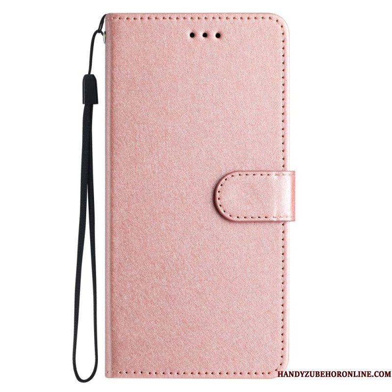 Leren Hoesje Voor Samsung Galaxy S25 5g Edge Zijdetextuur