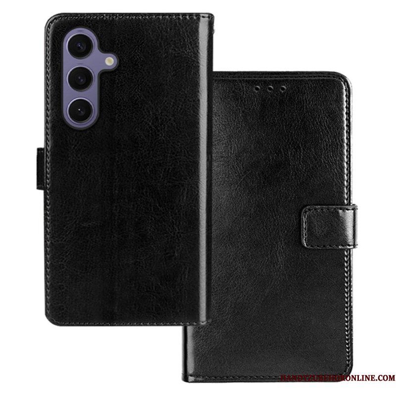 Leren Hoesje Voor Samsung Galaxy S25 5g Klassieke Idewei