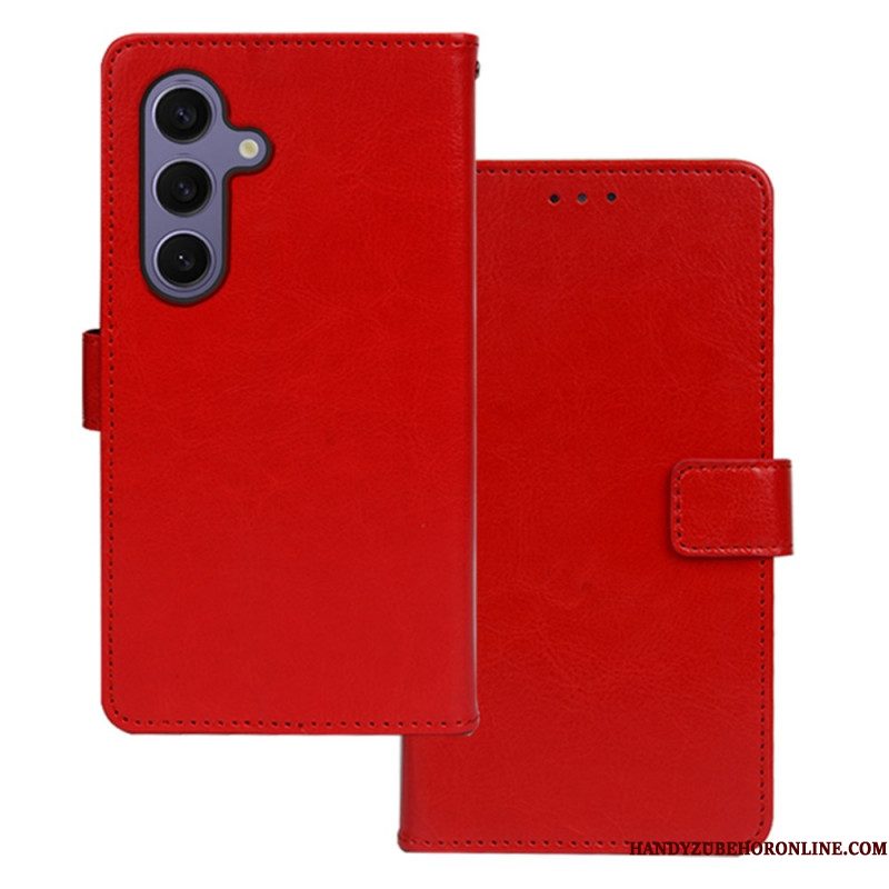 Leren Hoesje Voor Samsung Galaxy S25 5g Klassieke Idewei
