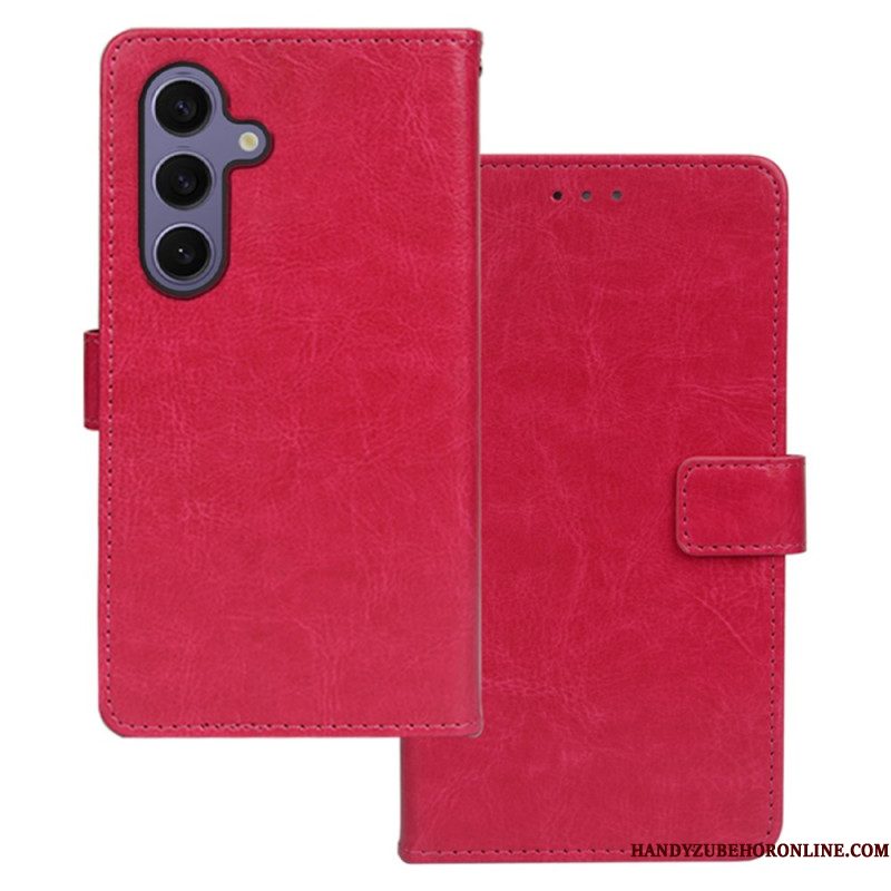 Leren Hoesje Voor Samsung Galaxy S25 5g Klassieke Idewei