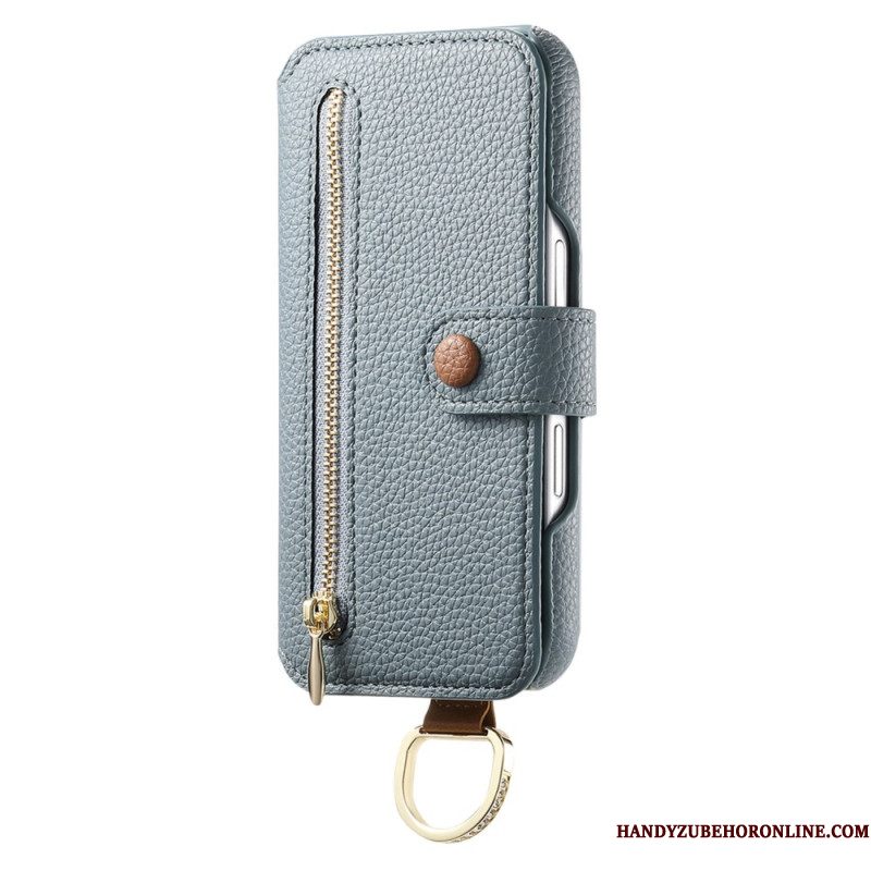 Leren Hoesje Voor Samsung Galaxy S25 5g Rfid-blokkering Van Imitatieleer
