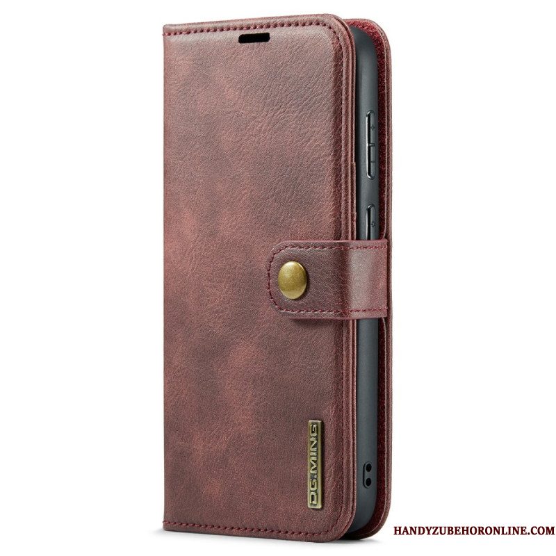 Leren Hoesje Voor Samsung Galaxy S25 Fe Afneembare Hoes Dg.ming