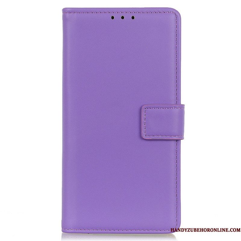 Leren Hoesje Voor Samsung Galaxy S25 Fe Effen