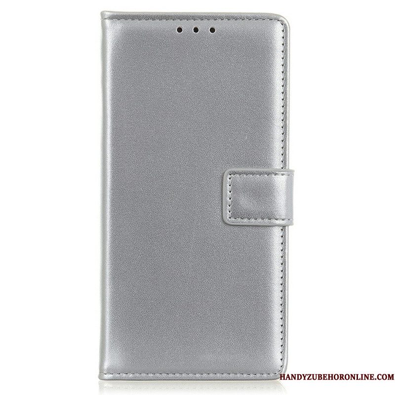 Leren Hoesje Voor Samsung Galaxy S25 Fe Effen