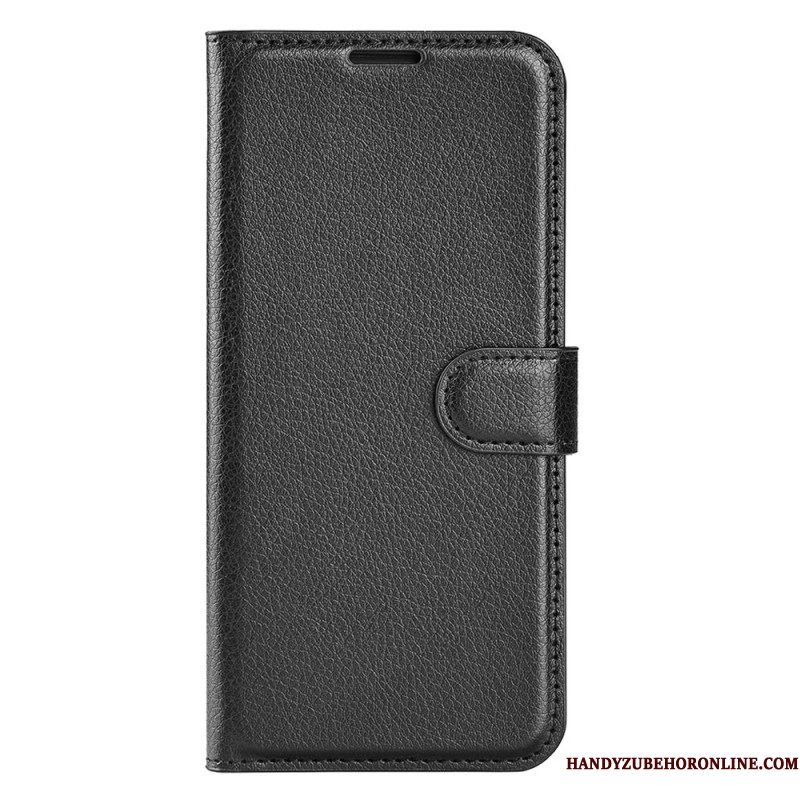 Leren Hoesje Voor Samsung Galaxy S25 Plus 5g Klassiek Lychee Kunstleer