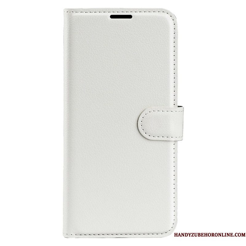 Leren Hoesje Voor Samsung Galaxy S25 Plus 5g Klassiek Lychee Kunstleer