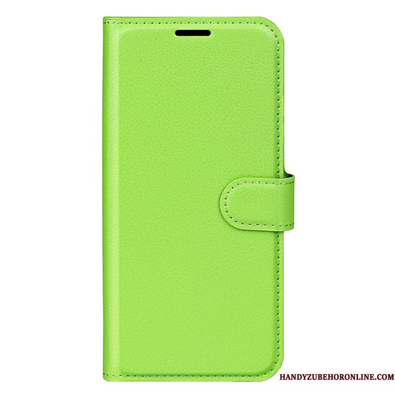 Leren Hoesje Voor Samsung Galaxy S25 Plus 5g Klassiek Lychee Kunstleer