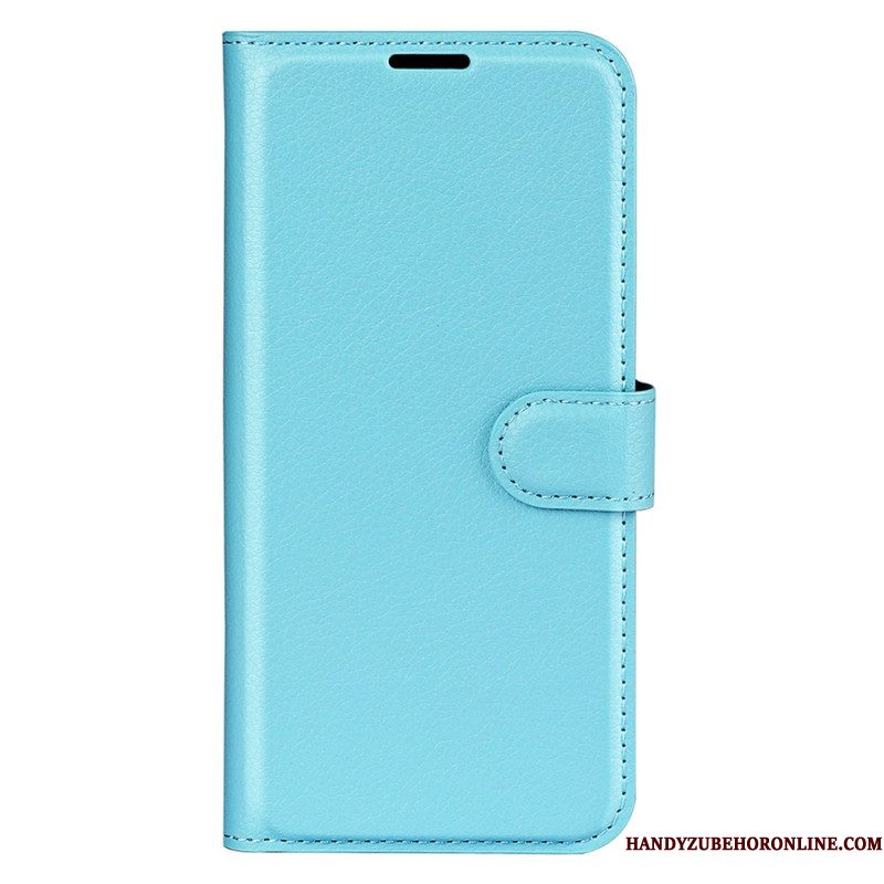 Leren Hoesje Voor Samsung Galaxy S25 Plus 5g Klassiek Lychee Kunstleer