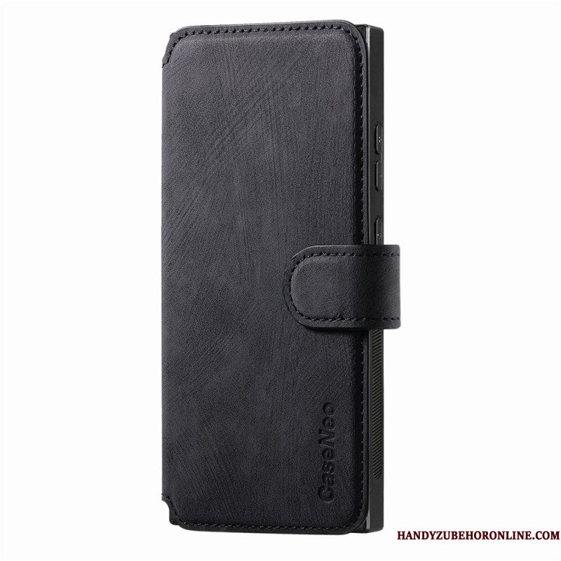 Leren Hoesje Voor Samsung Galaxy S25 Ultra 5g Afneembaar Magnetisch Rfid-hoesje
