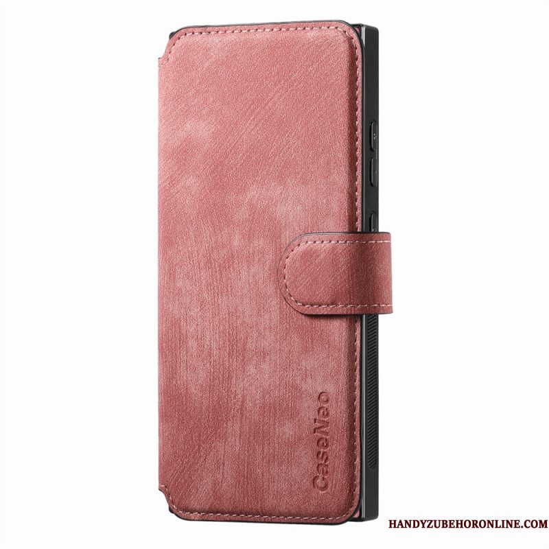 Leren Hoesje Voor Samsung Galaxy S25 Ultra 5g Afneembaar Magnetisch Rfid-hoesje
