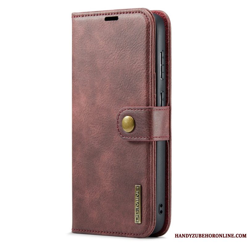 Leren Hoesje Voor Samsung Galaxy S26 Afneembare Dg.ming Portemonnee