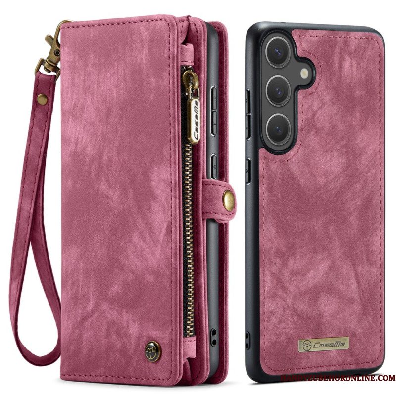 Leren Hoesje Voor Samsung Galaxy S26 Caseme Afneembare Hoes