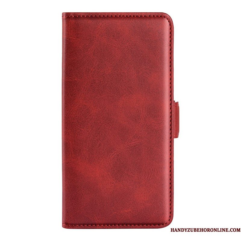 Leren Hoesje Voor Samsung Galaxy S26 Dubbele Sluiting