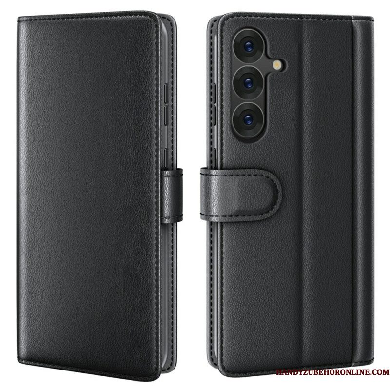 Leren Hoesje Voor Samsung Galaxy S26 Echt Leer