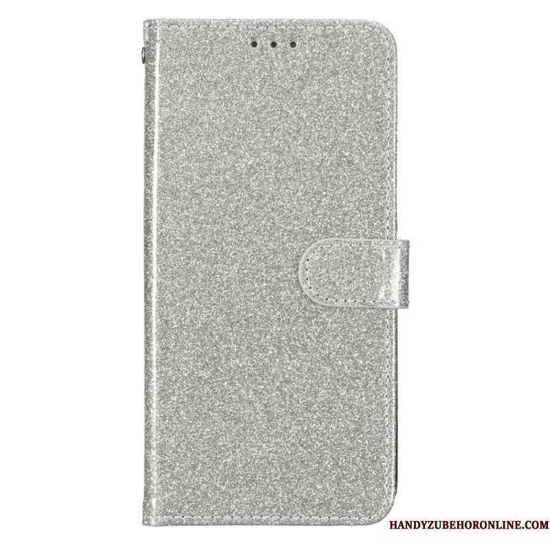 Leren Hoesje Voor Samsung Galaxy S26 Ultra Pailletten