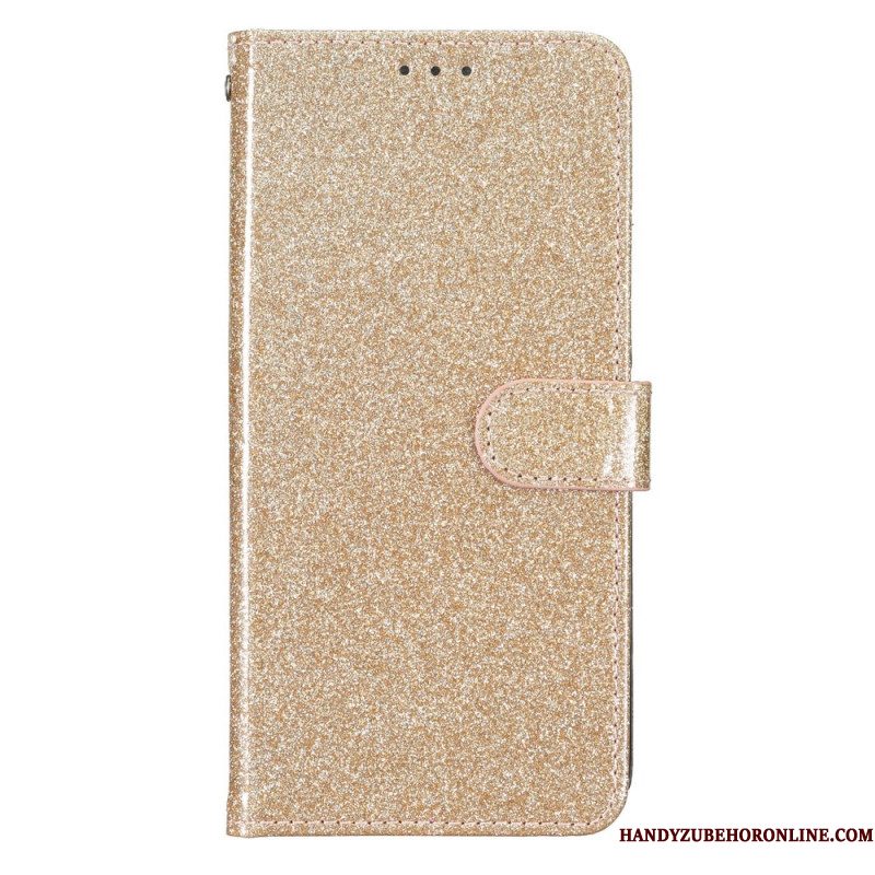 Leren Hoesje Voor Samsung Galaxy S26 Ultra Pailletten