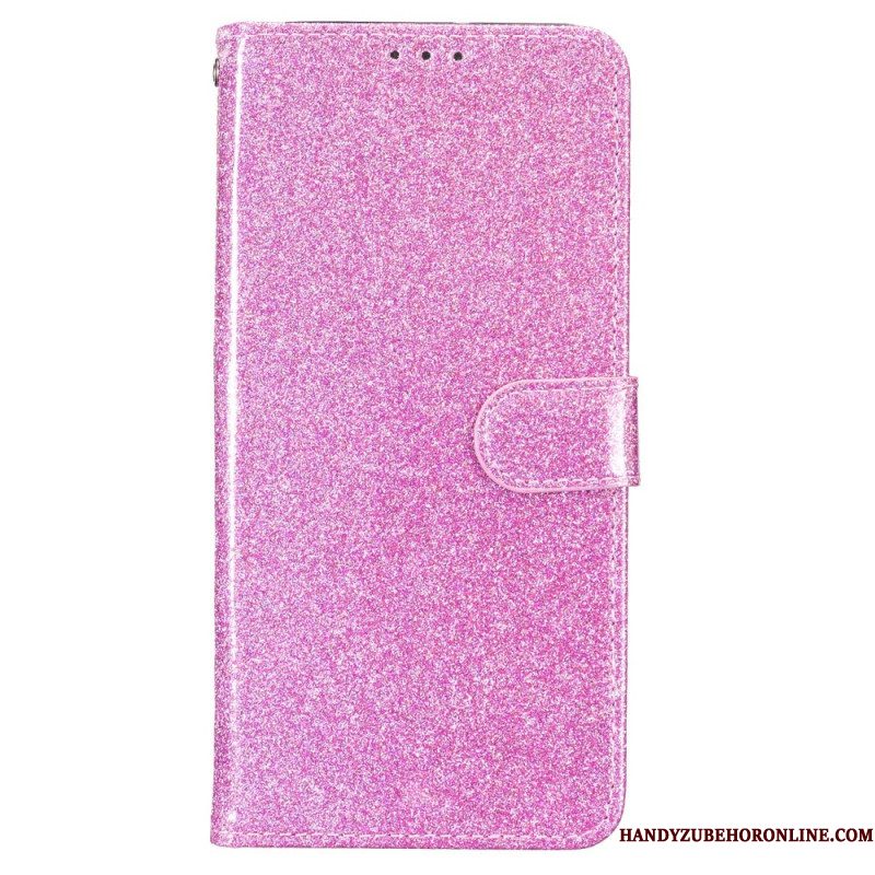 Leren Hoesje Voor Samsung Galaxy S26 Ultra Pailletten