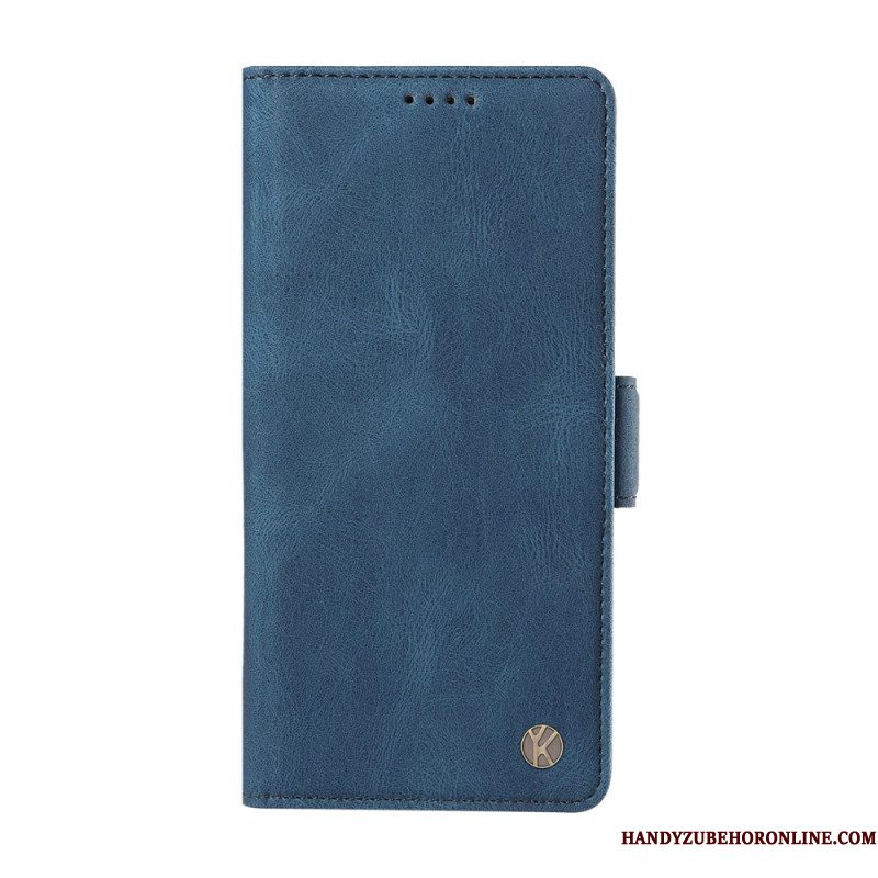Leren Hoesje Voor Samsung Galaxy S26 Ultra Yikatu Suède-effect