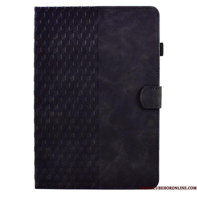 Leren Hoesje Voor Samsung Galaxy Tab S11 Suède Randeffect