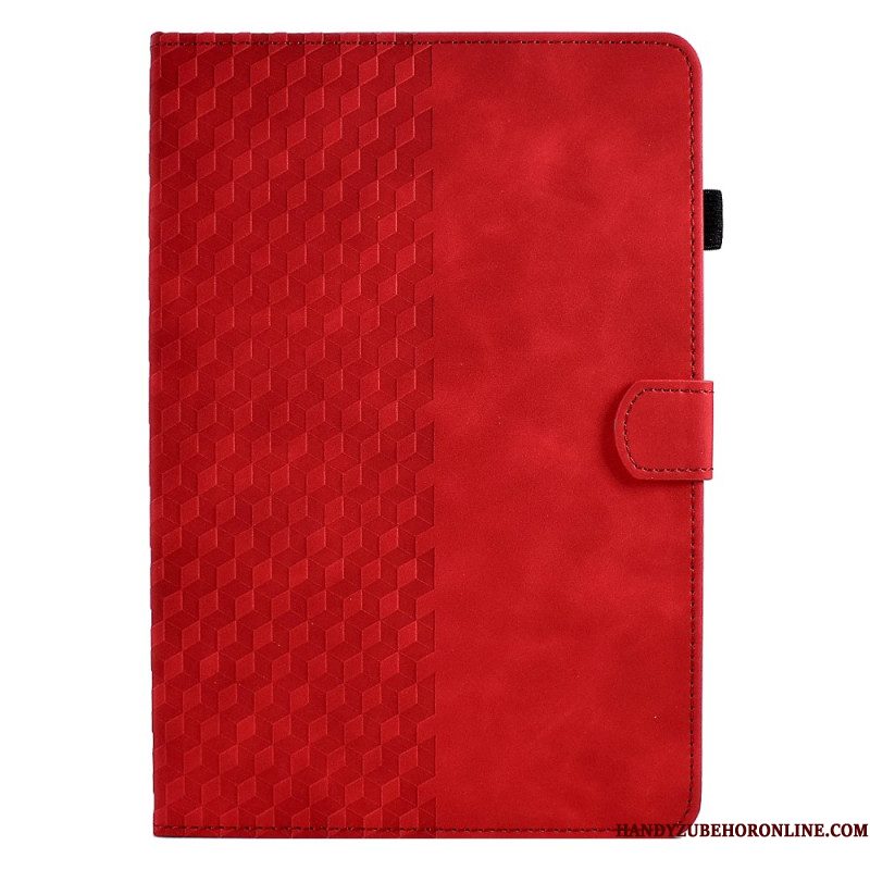 Leren Hoesje Voor Samsung Galaxy Tab S11 Suède Randeffect