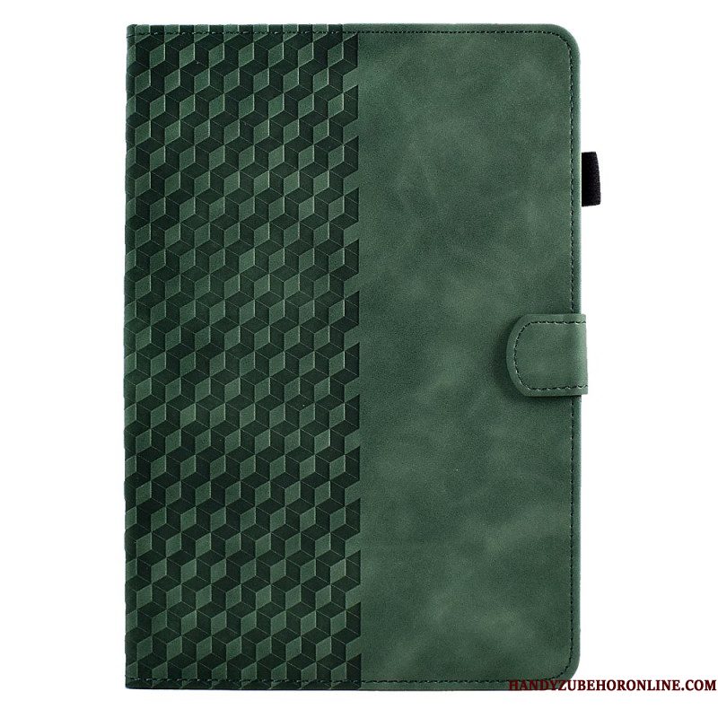 Leren Hoesje Voor Samsung Galaxy Tab S11 Suède Randeffect