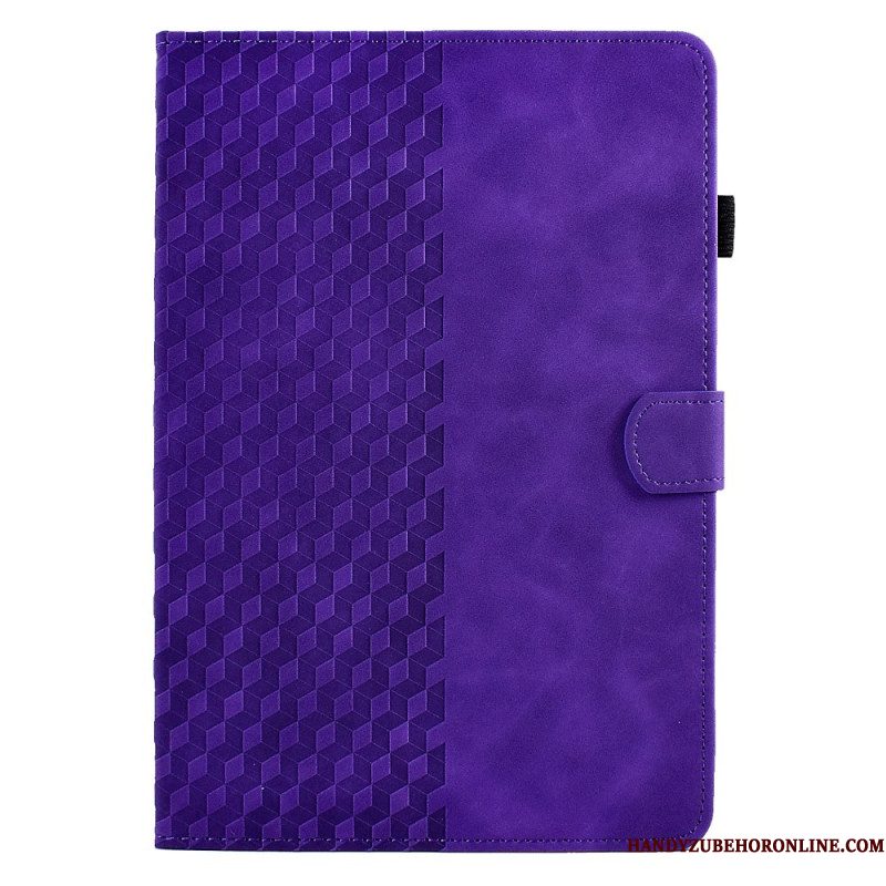 Leren Hoesje Voor Samsung Galaxy Tab S11 Suède Randeffect