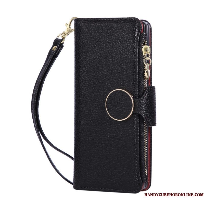 Leren Hoesje Voor Samsung Galaxy Z Fold 7 Vintage Design