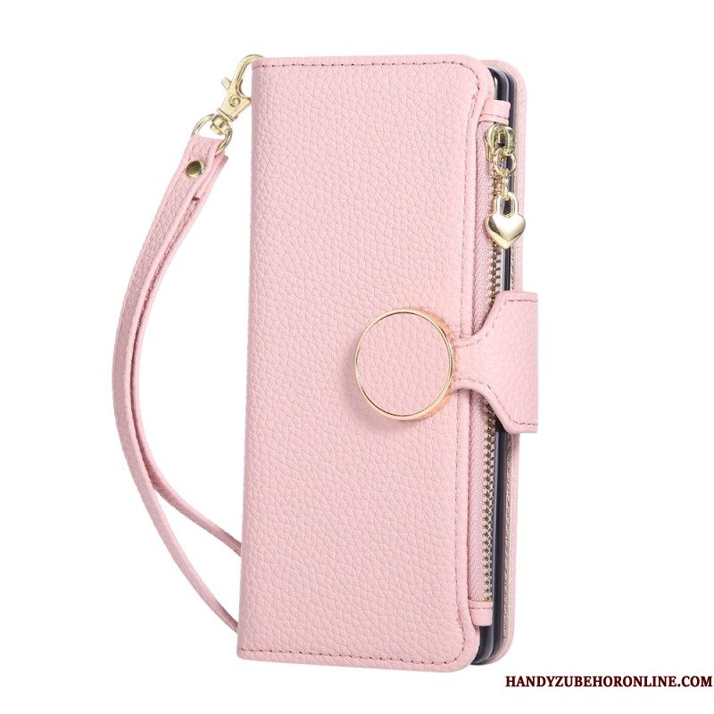 Leren Hoesje Voor Samsung Galaxy Z Fold 7 Vintage Design
