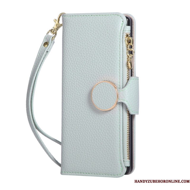 Leren Hoesje Voor Samsung Galaxy Z Fold 7 Vintage Design