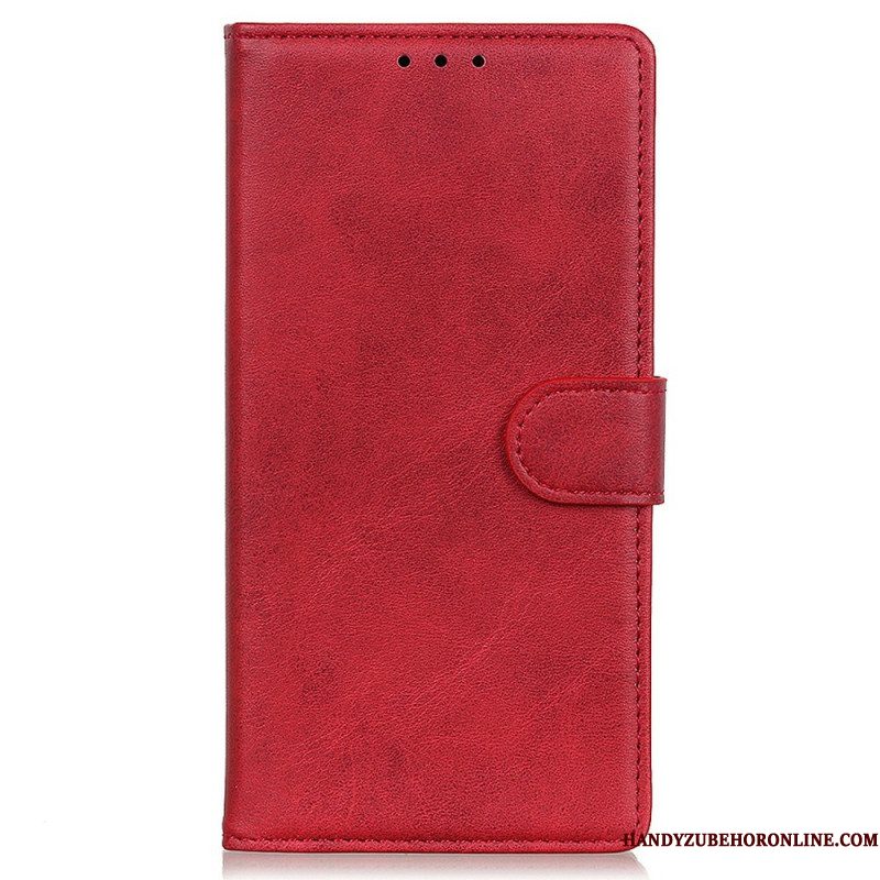Leren Hoesje Voor Sony Xperia 1 Vii Mat Kunstleer