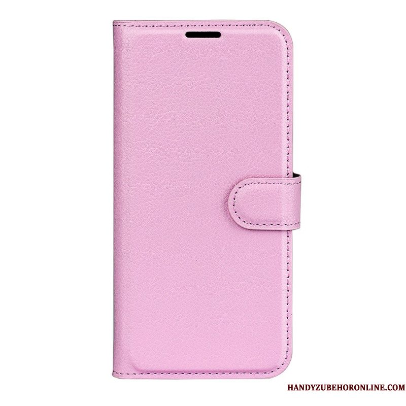 Leren Hoesje Voor Sony Xperia 10 Vii Kunstleer Lychee