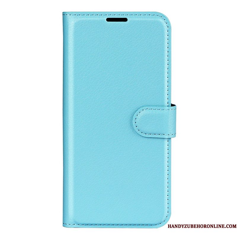 Leren Hoesje Voor Sony Xperia 10 Vii Kunstleer Lychee