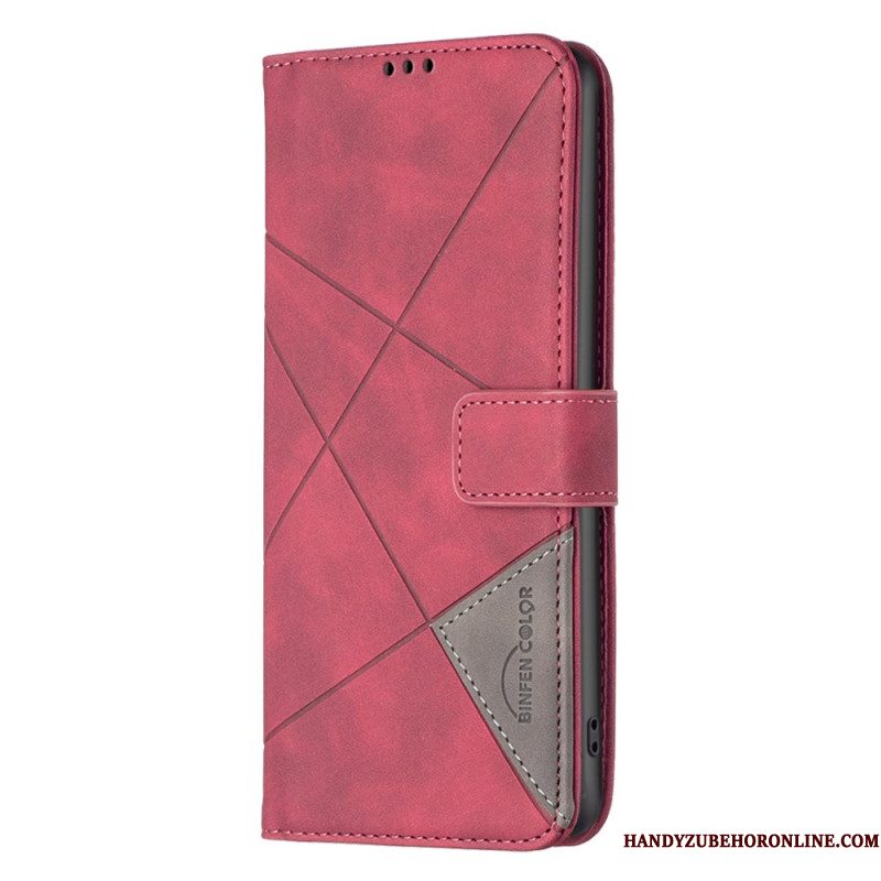 Leren Hoesje Voor Xiaomi 15 Binfencolor Geometrie