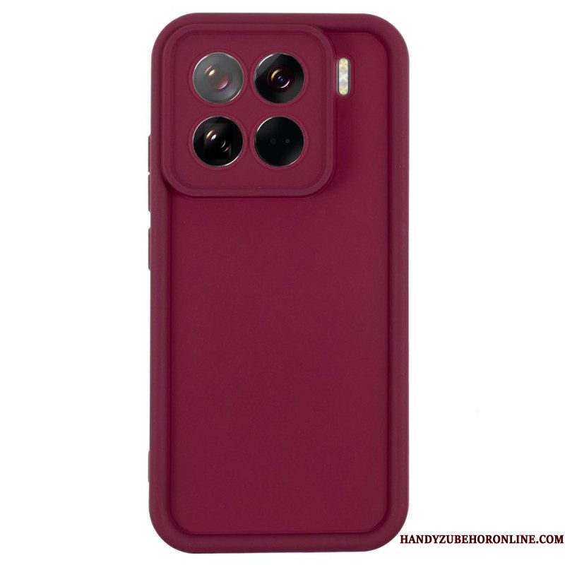 Leren Hoesje Voor Xiaomi 15 Pro Gegroefd Ontwerp