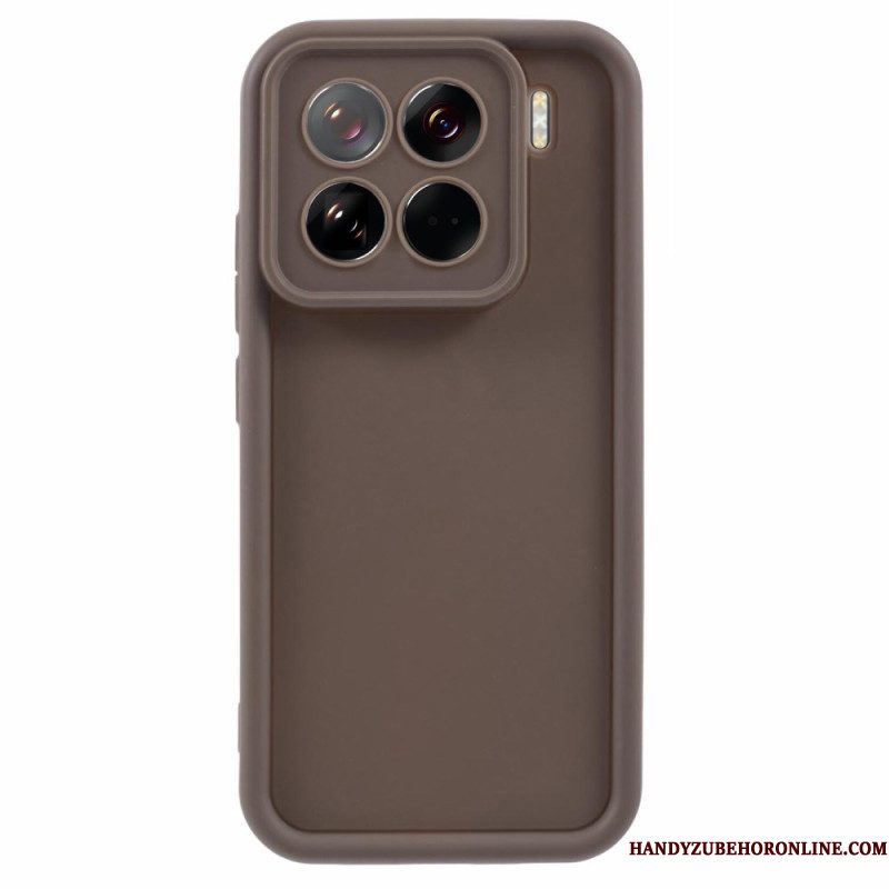 Leren Hoesje Voor Xiaomi 15 Pro Gegroefd Ontwerp