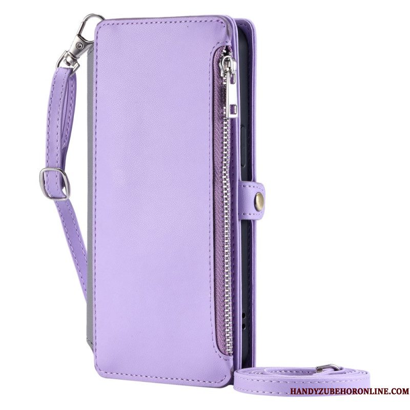 Leren Hoesje Voor Xiaomi 15 Pro Premium Bandje En Schouderband