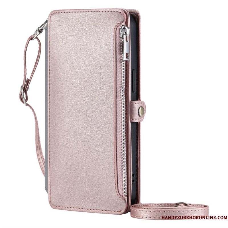 Leren Hoesje Voor Xiaomi 15 Pro Premium Bandje En Schouderband