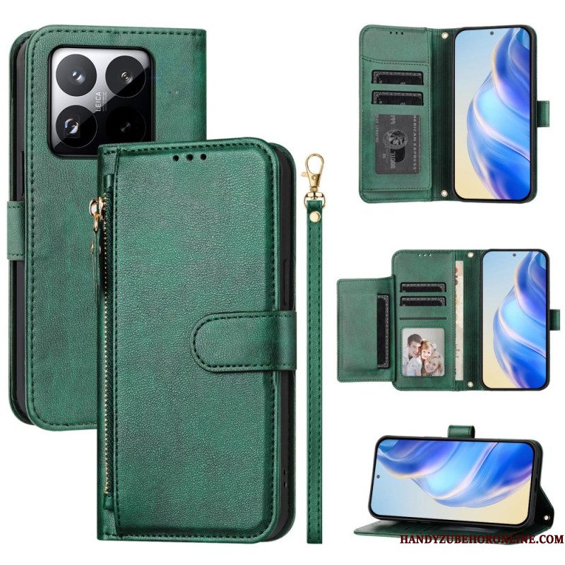 Leren Hoesje Voor Xiaomi 15t Complete Portemonnee