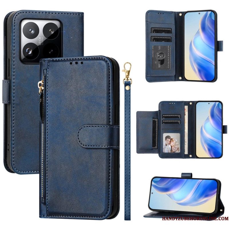 Leren Hoesje Voor Xiaomi 15t Complete Portemonnee