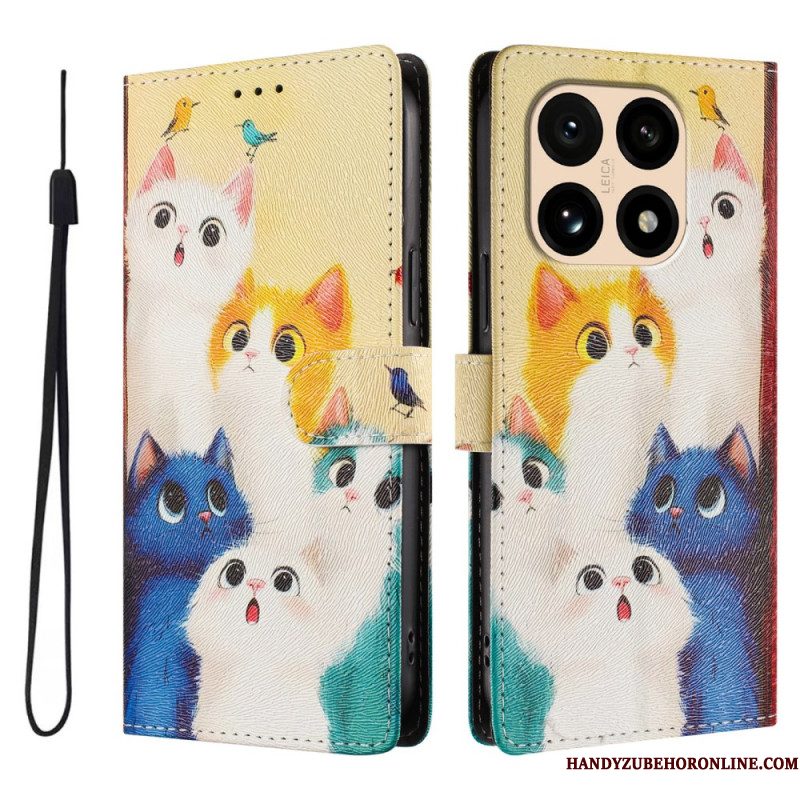 Leren Hoesje Voor Xiaomi 15t Diverse Patronen