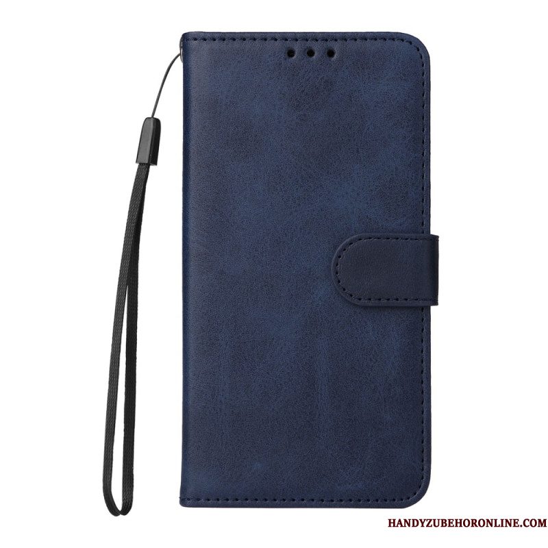 Leren Hoesje Voor Xiaomi 15t Effen Imitatieleer